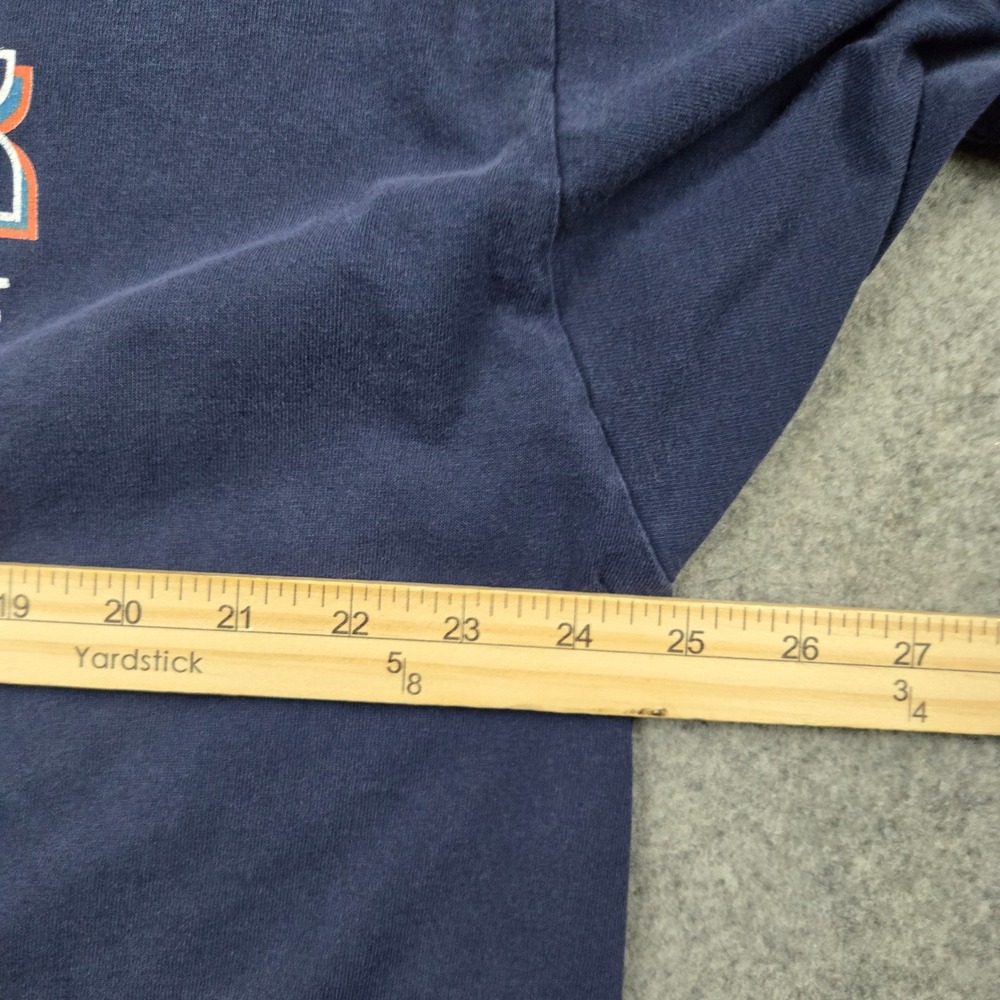 Reebok T Shirt Mens XL Blue Vintage 90s Single Stitch Graphic Vector Logo USA - Picture 9 of 12